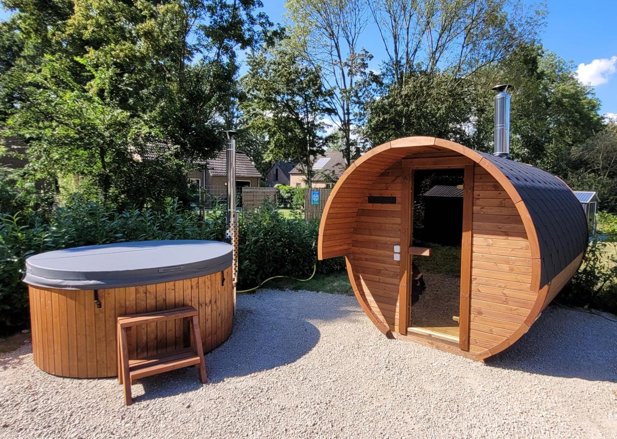 Evergreen Wellness Met Sauna & Hottub Ewijk エクステリア 写真