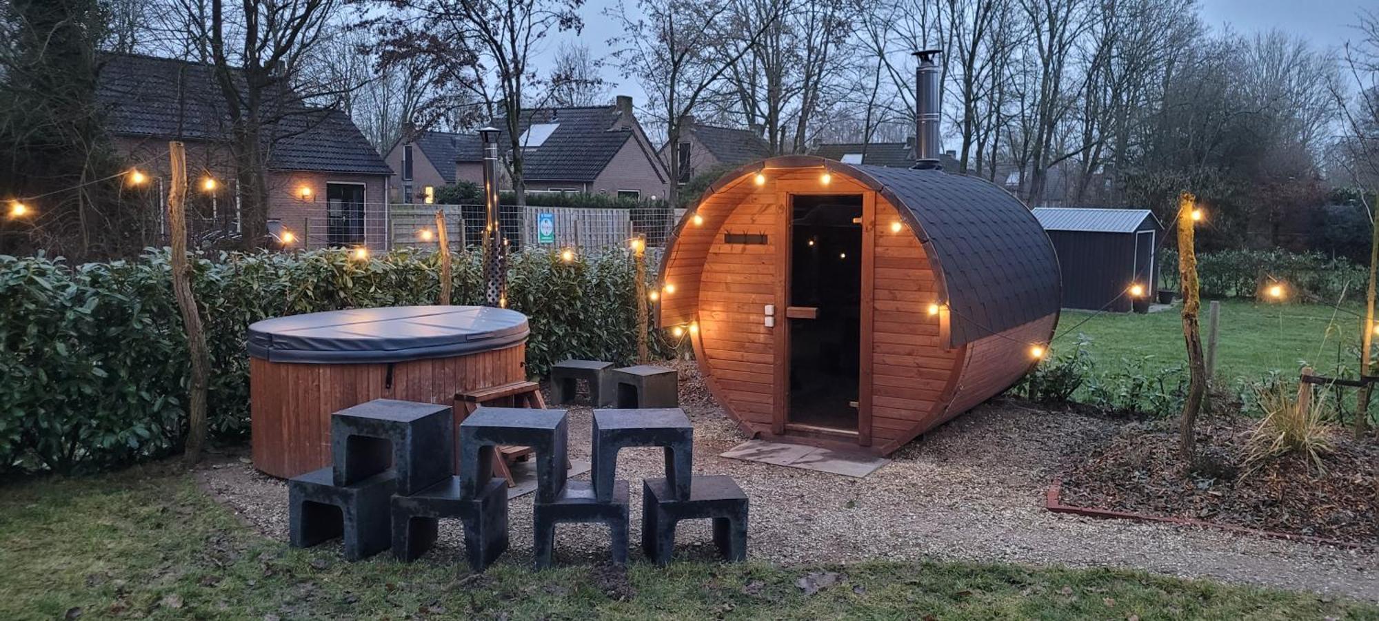 Evergreen Wellness Met Sauna & Hottub Ewijk エクステリア 写真